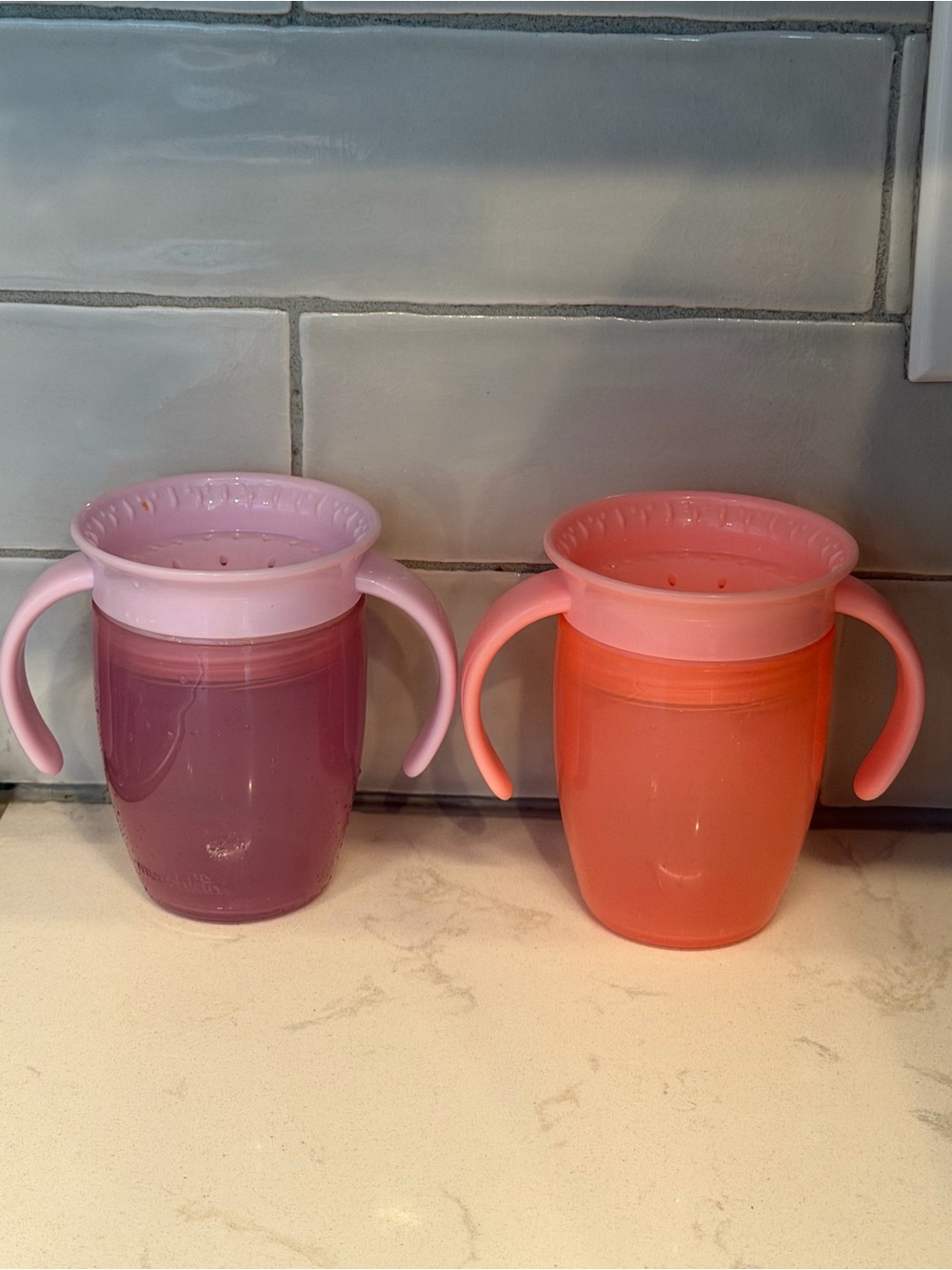 Munchkin miracle 360 cup Pink Purple bundle